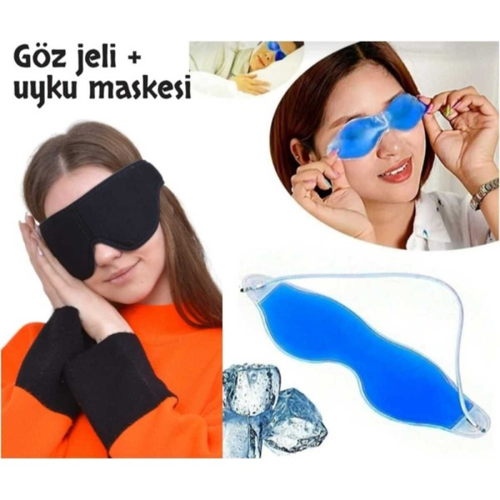 10UR Online Jel Buz Soğuk Sıcak Göz Maskesi Göz Altı Torbası Şişlik Giderici Uyku Bandı Göz Jeli Maskeler Fiyatı