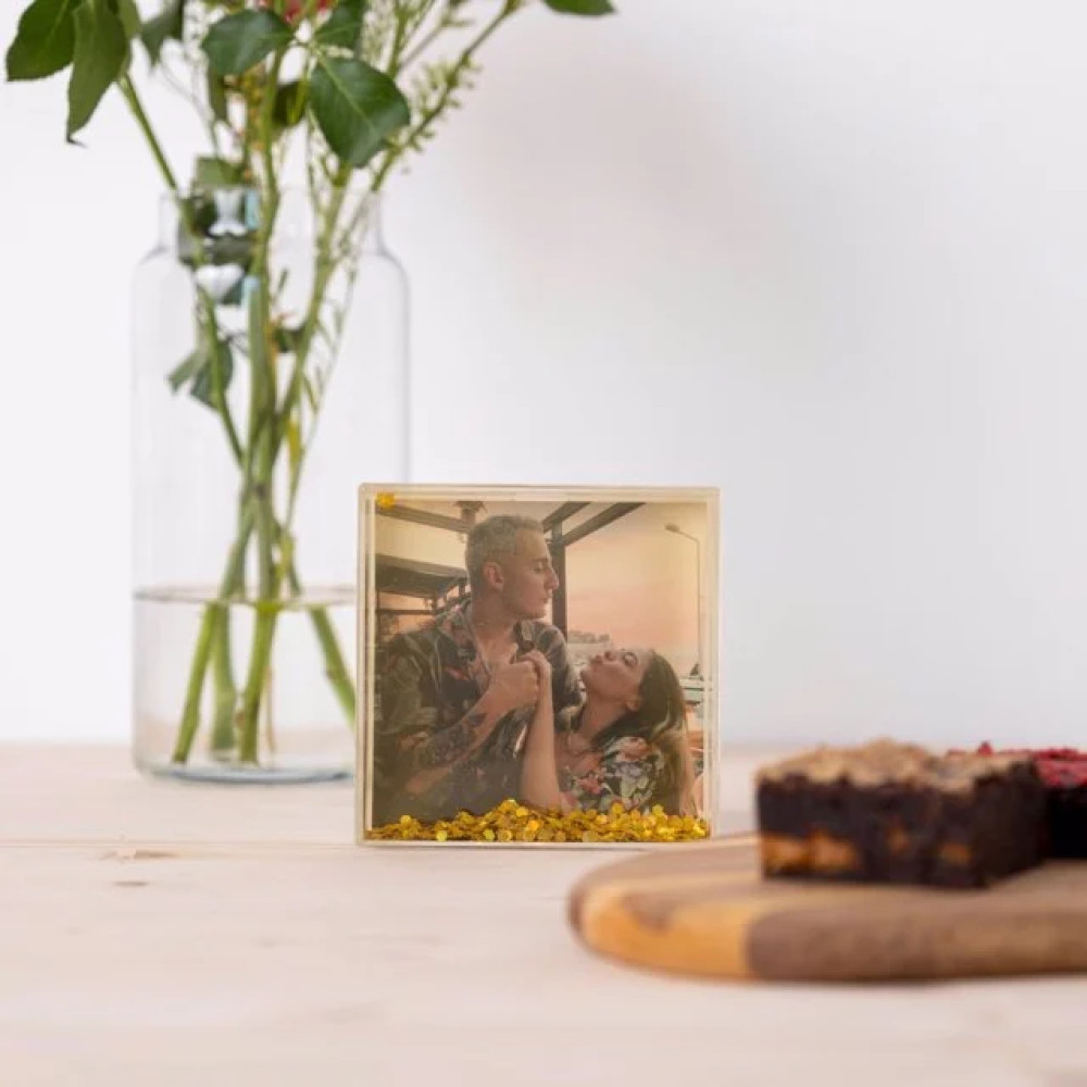 10x10 Gold Işıltılı Çerçeve Resim & Fotoğraf Çerçevesi Fiyatı