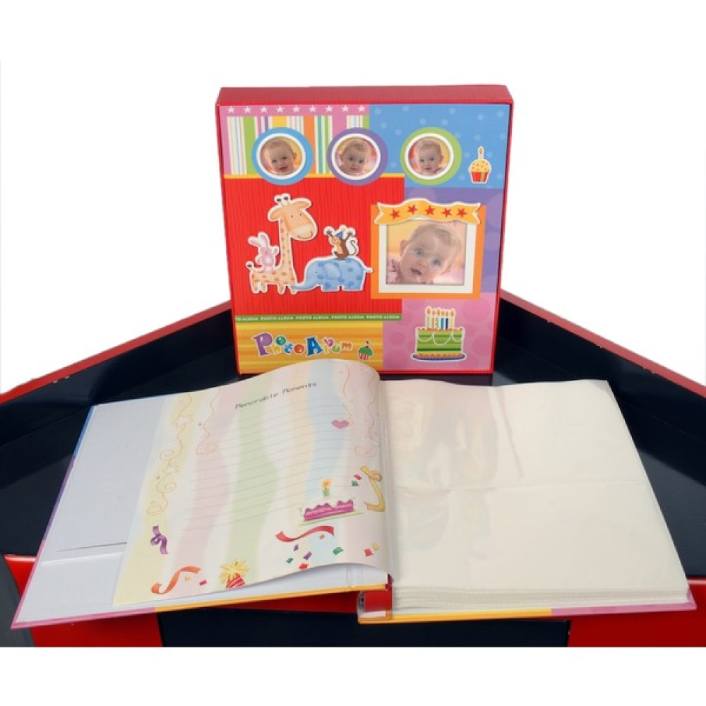 10X15CM Fotoğraflar Için 210LUK 10X15CM Bebek Albümü - Kırmızı - Renkli Resim & Fotoğraf Çerçevesi Fiyatı