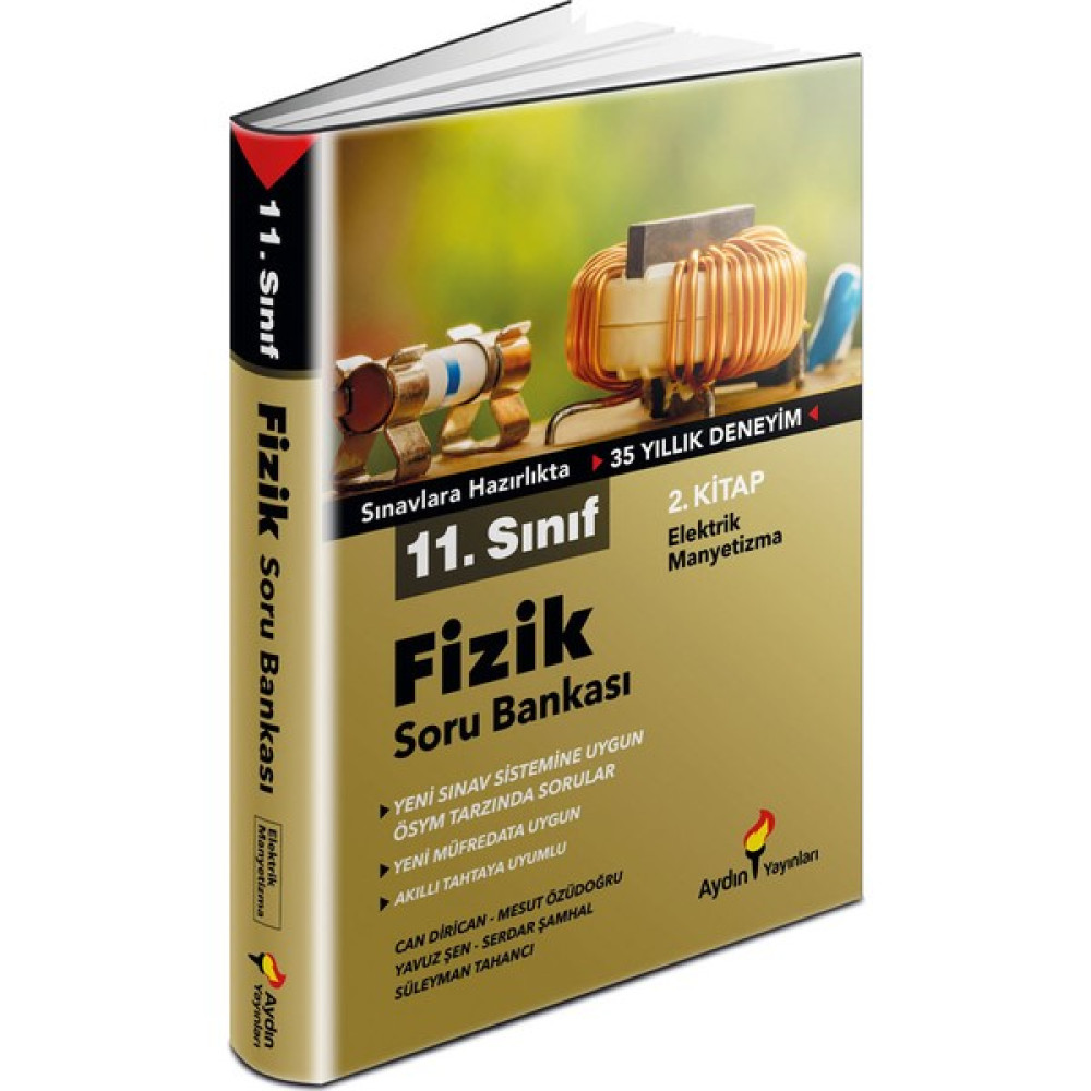 11 Sınıf Fizik Soru Bankası Elektrik Manyetizma Aydın Yayınları - Can Dirican Mesut Fizik Fiyatı
