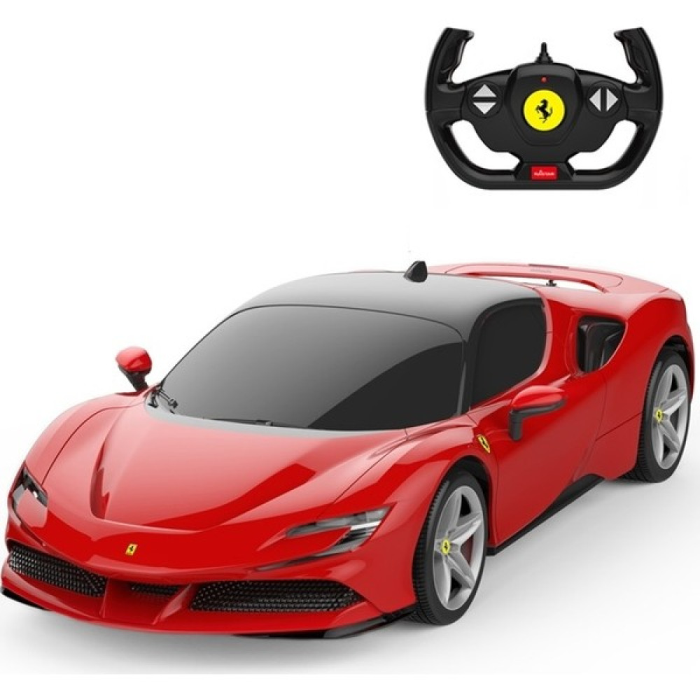 1:14 Ferrari SF90 Stradale Işıklı Uzaktan Kumandalı Araba 34 cm.Kırmızı 3+ Yaş Oyuncak Araç Fiyatı