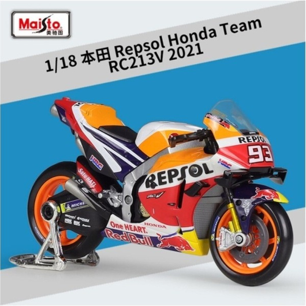 1:18 Repsol Honda Team RC213V 2018 Alaşım Track Race Motosiklet Motosiklet Metal Oyuncak Motosiklet Model Koleksiyonu Çocuk (Yurt Dışından) Oyuncak Araç Fiyatı
