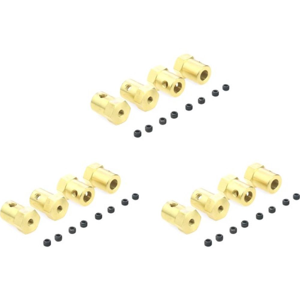 12 Adet 5mm Ila 12MM Pirinç Kombinasyon Tekerlek Göbeği Altıgen Adaptörü B14 B16 C14 C24 Mn D90 D91 MN99S Rc Araba Yükseltme Parçaları (Yurt Dışından) - Siyah Oto Boyaları Fiyatı