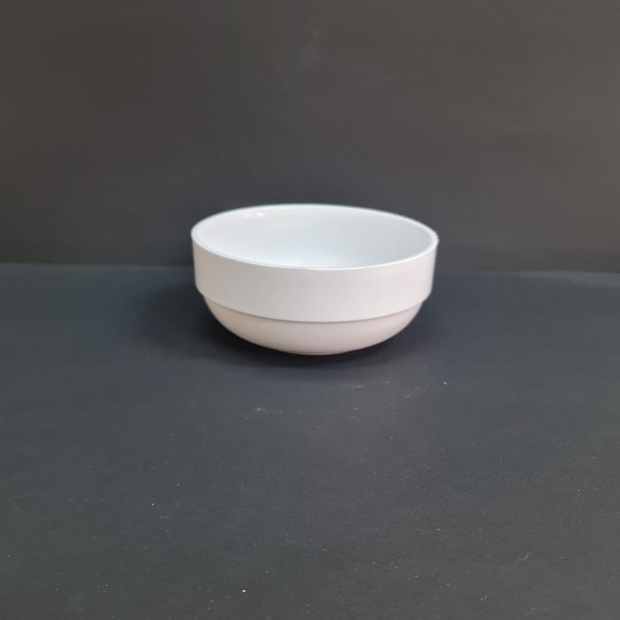 12 Adet Standart Melamin Lokanta Çorba Kasesi 12 cm - Derinlik 5 cm - Beyaz Diğer Fiyatı