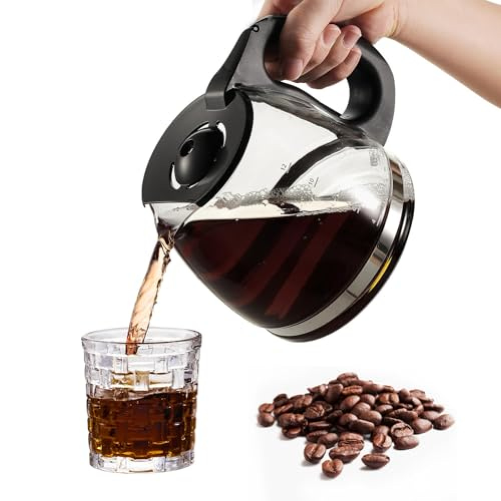 12-Cup Replacement Carafe, Compatible with BLACK+DECKER Coffee Maker