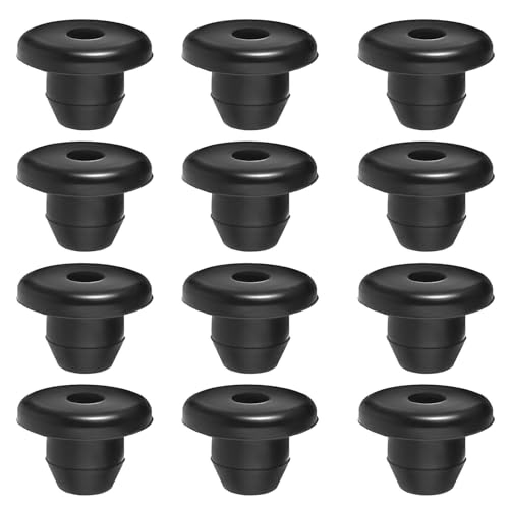 12 Pack Rubber Jack Oil Plug, Hydraulic Jack Oil Plug Flat-Head Rubber Hydraulic Filler Bung for Oil Reservoir Hole Black Jack Plugs Rubber for Oil Reservoir Filler Hole Jack Accessories Jack Fiyatı