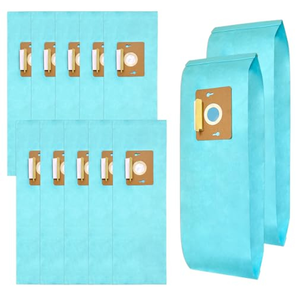 12 Pack Type F Vacuum Bags for Riccar Supralite R10E, Rsl1, Rsl1a, Ral1ac, Rsl2, Rsl3, Rsl3c, Rsl4, Rsl5, Rsl5c & Simplicity Freedom F3600, F3500, F3400, F3300, SF1 Uprights #Part RFH6 RSL-6 SFH6