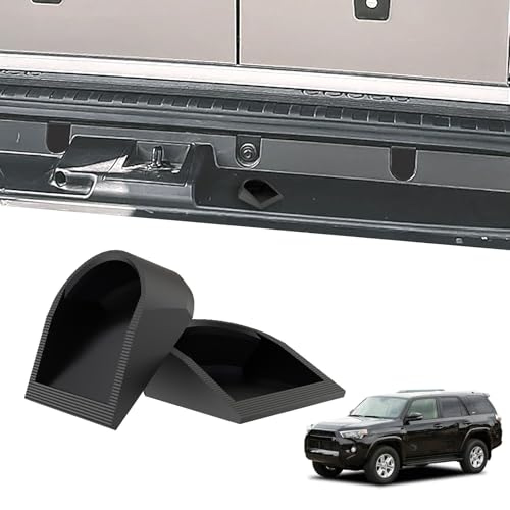 12 Pcs Bumper Bolt Caps for 5th Gen Toyota 4Runner 2010-2023- 4Runner Hatch Dust Covers Accessories-Rear Bumper Bolt Cover Set for 5th Gen 4Runner,Black