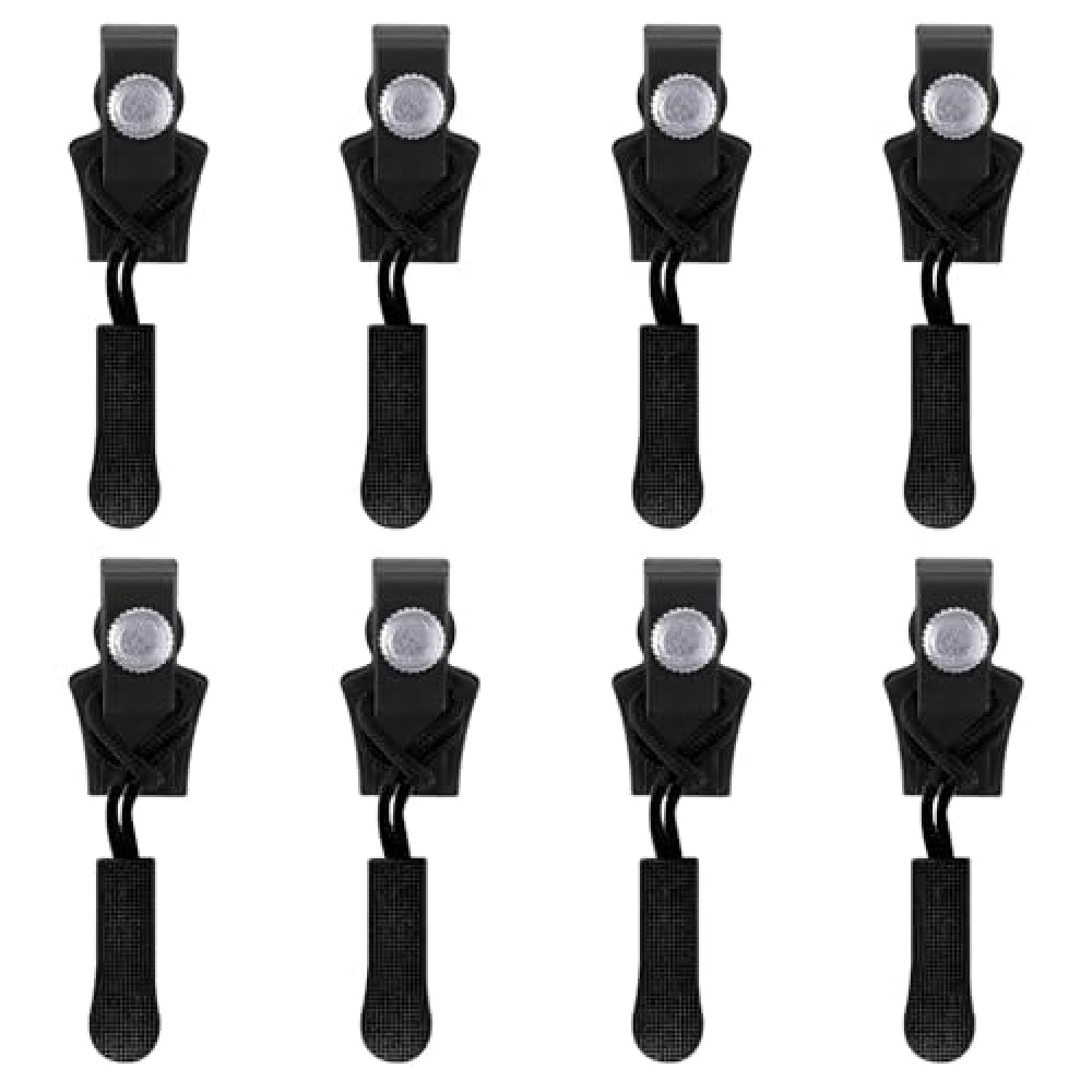 12 PcsZipper Repair Kit Universal,3 Different Sizes Universal Zipper Repair for Coats,Jackets,Luggage