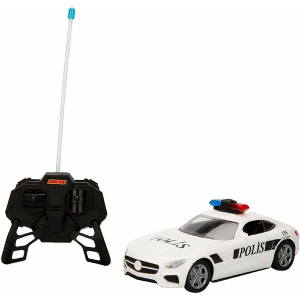 1:20 Uzaktan Kumandalı Suncon Polis Arabası 21 Cm. - Beyaz-1 Oyuncak Araç Fiyatı