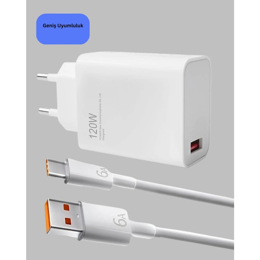 120 Watt Güçlü Hızlı Şarj Adaptörü Huawei P30 P40 Mate 20 Pro Uyumlu Tdms-07 - 1 - Renkli Diğer Fiyatı