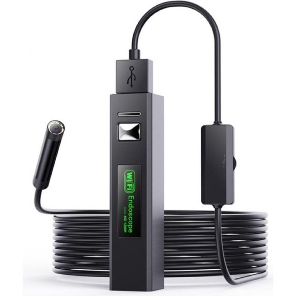 1200P Wifi Endoskop Kamera Su Geçirmez Muayene Yılan Mini Kamera 8leds USB 10 mt Elektrikli Kesme Makinesi Fiyatı