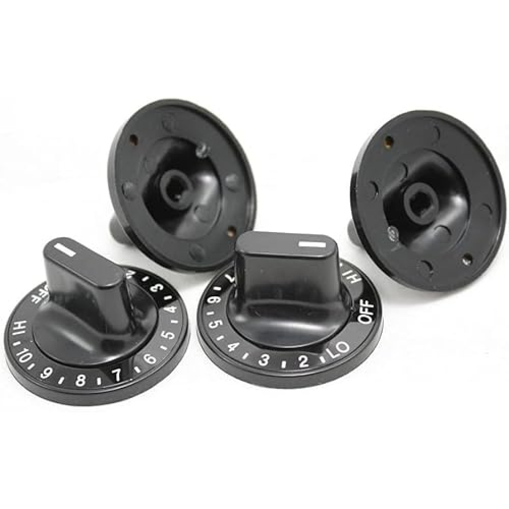 12200035 Genuine Burner Knob Set fit for Whirlpool