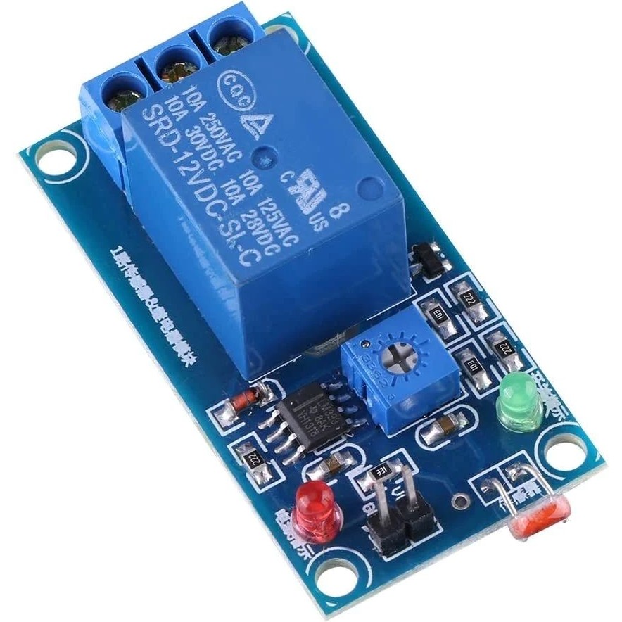 12V 1 Kanal Ldr Işık Sensörü Kontrollü Röle Kartı Hobi Elektroniği Fiyatı