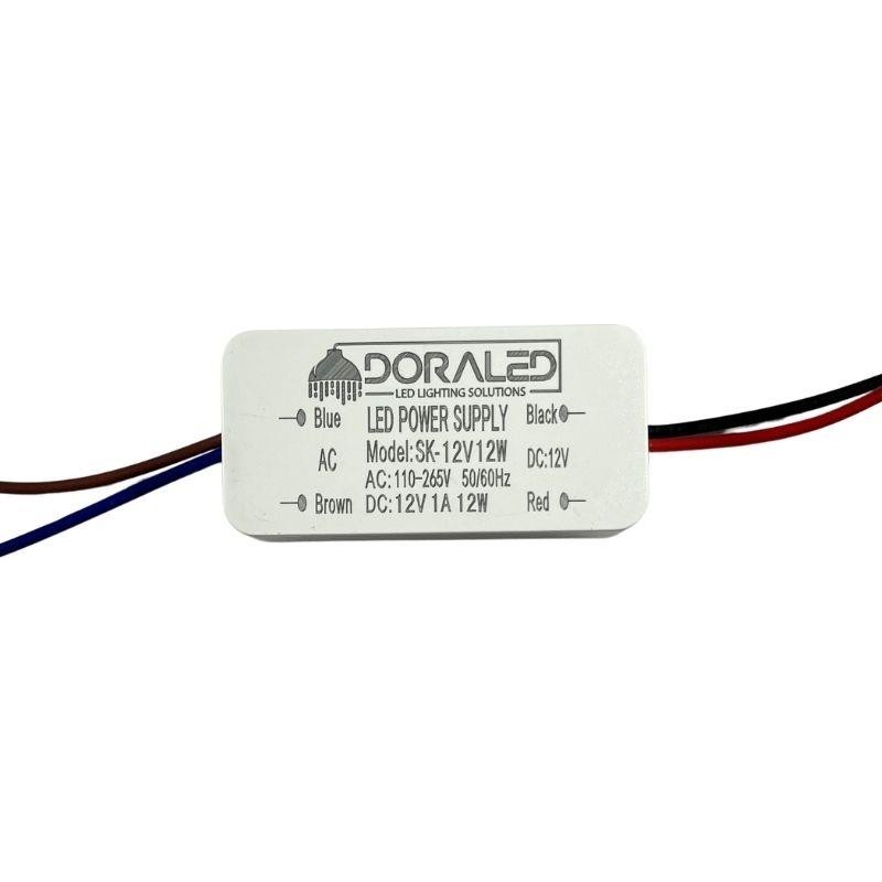 12V 1AMPER 12W Driver Tipi Plastik Adaptör - 1 m - Beyaz Led Aydınlatmalar Fiyatı