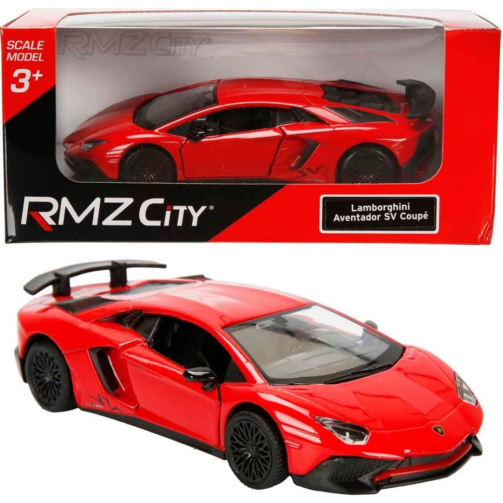 1:32 Rmz City Lamborghini Serisi Die Cast Çek Bırak Model Araba - Kırmızı Lamborghini Aventador Sv Coupe Diğer Fiyatı