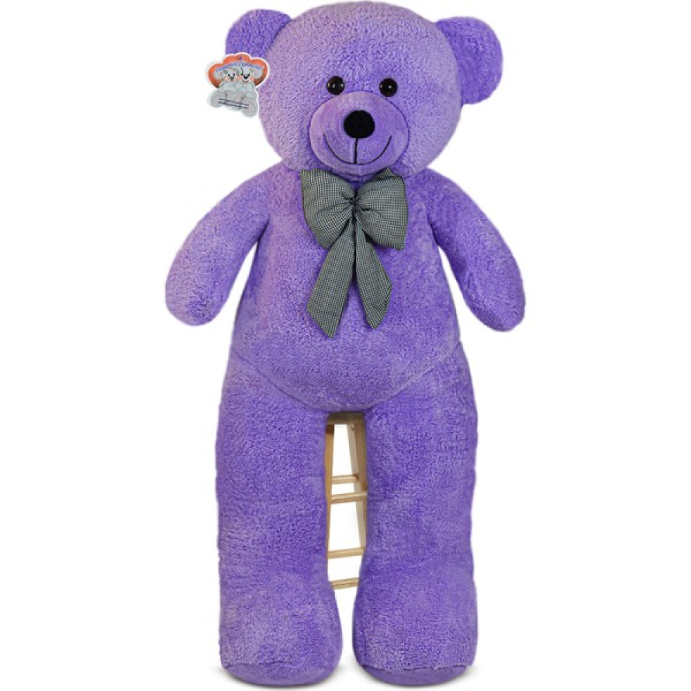 140 cm Papyonlu Büyük Ayıcık - lila Peluş Oyuncaklar Fiyatı