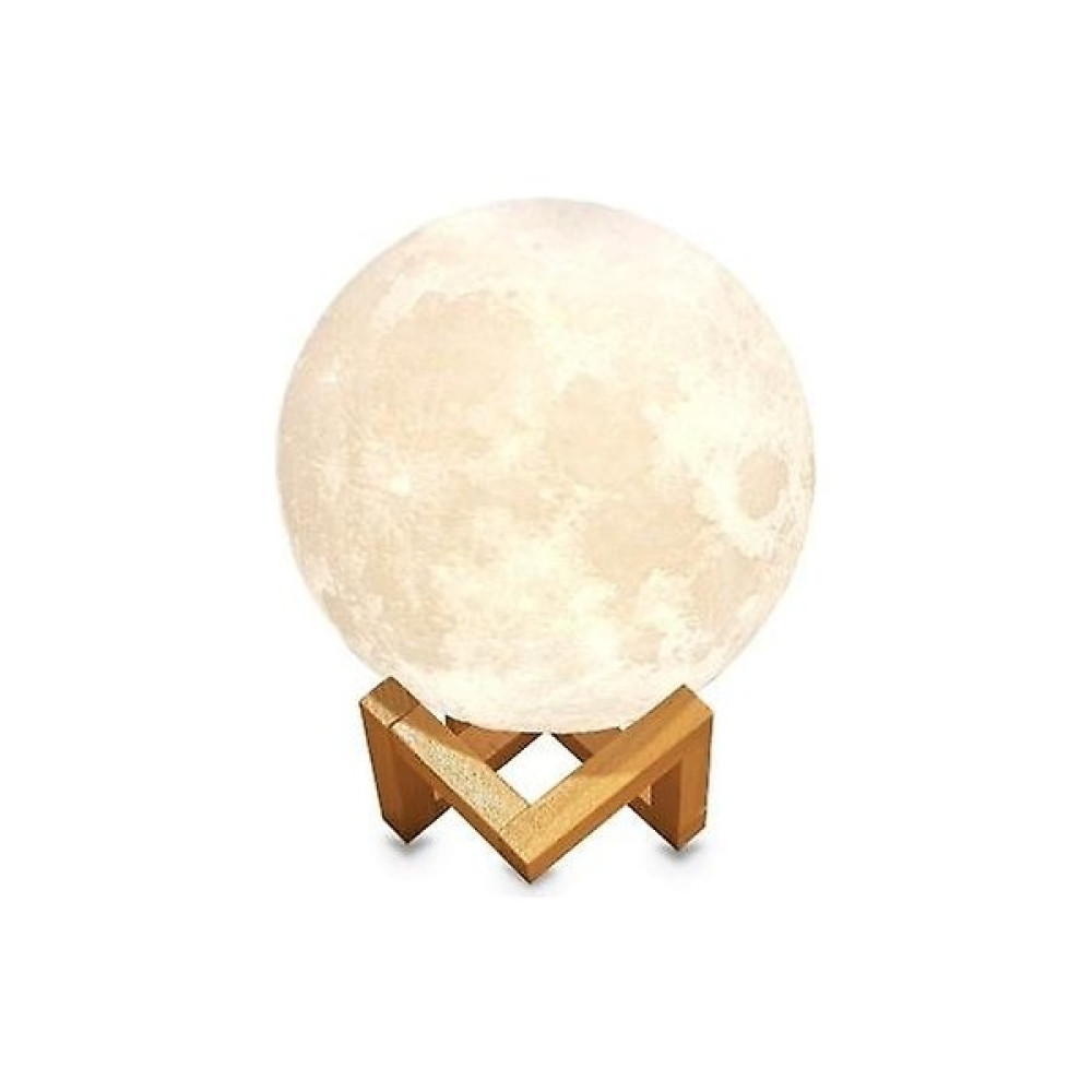 15 cm / 5.9in Ay Gece Lambası / 3D Baskılı Ay Küre Lambası (Yurt Dışından) - Ahşap Gece Lambası Fiyatı