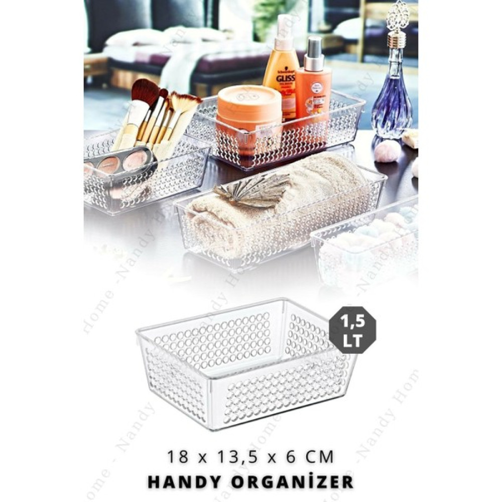 1,5 Lt Handy Buzdolabı & Dolap Içi Düzenleyici Organizer 18X13,5X6 cm Saklama Kapları Fiyatı