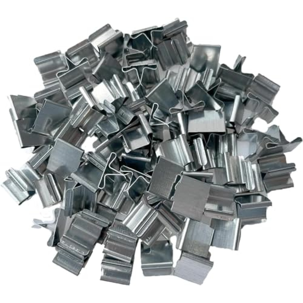 150 PCS Wick Clip for Candle Making Wood Wick Holder Base Universal Wood Wick Clips Wooden Wicks Bases Metal Candle Wick Holders (Square)