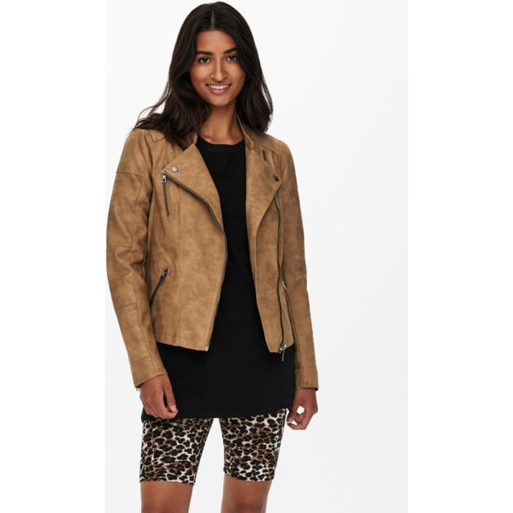 15102997-23y Onlava Faux Leather Bıker Otw Noos Kadın Pıu Ceket Bayan Mont Fiyatı