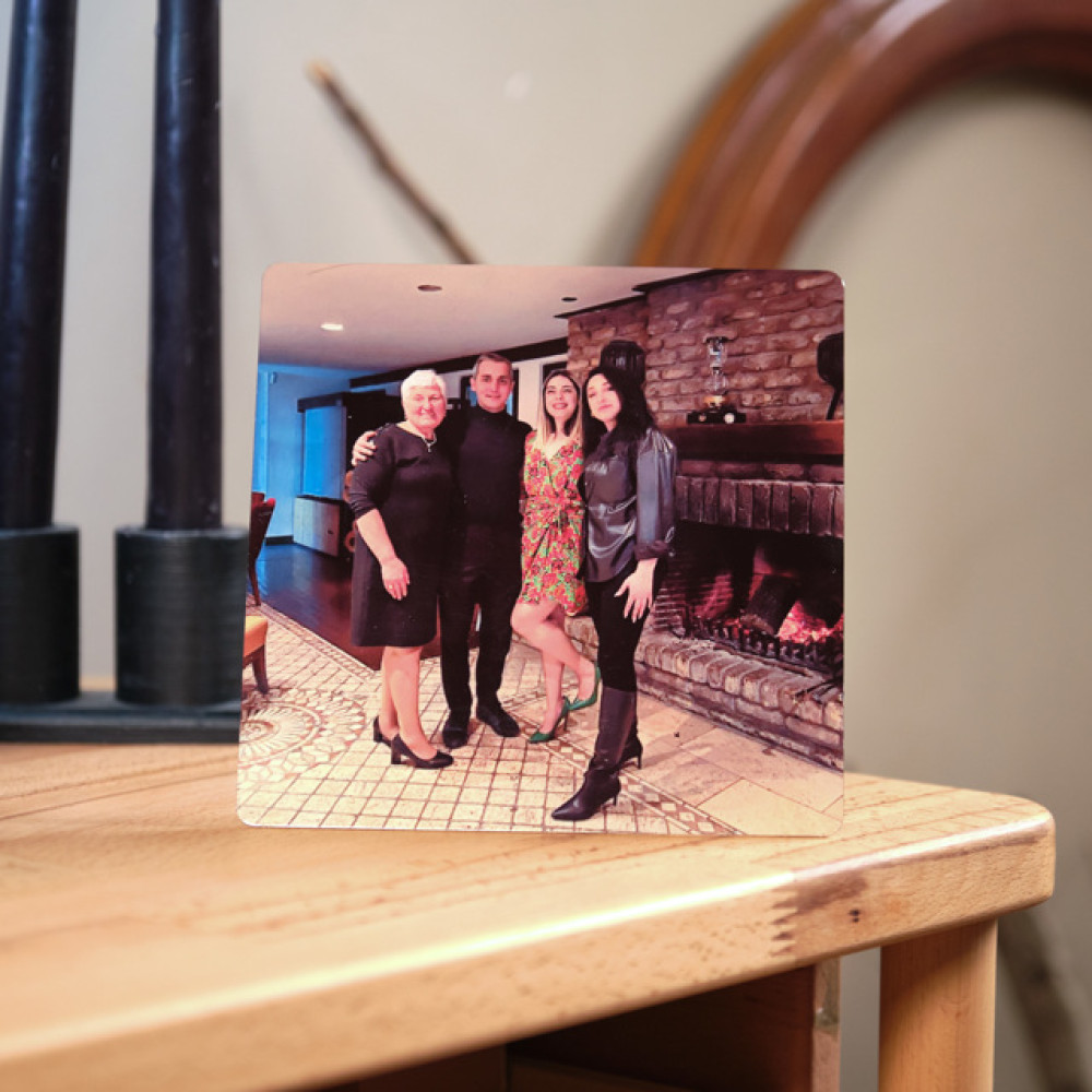 15x15 Metal Fotoğraf Baskı