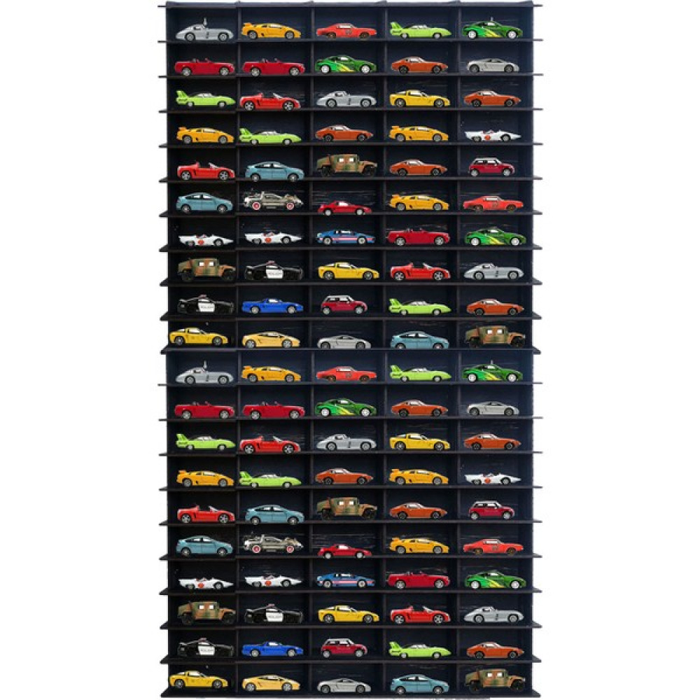 1/64 Eskitme Siyah Dikey Hobi Araba Rafı Dikey (Hot Wheels, Matcbox) Duvar Rafı Fiyatı