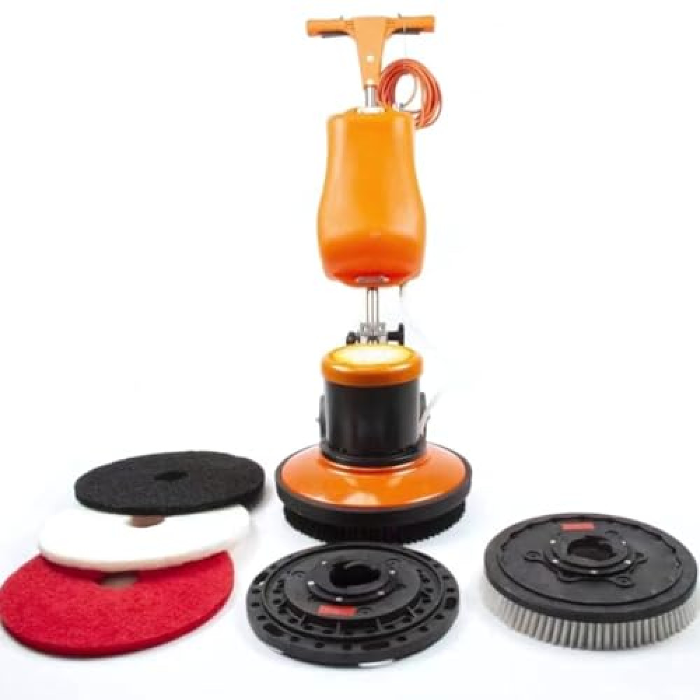 17" Heavy-duty Multi-Functional Floor Buffer Scrubber Machine and Carpet Cleaner - 2.0 HP, 3.4-Gal Water Tank, Large Capacity for Industrial and Commercial Use, SM421AC