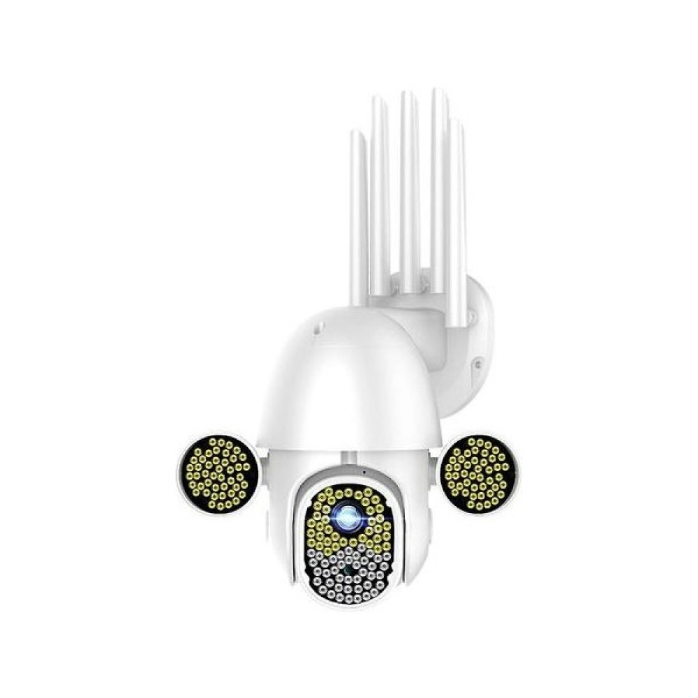 172 LED 1080P 2mp Ip Kamera Açık Hız Kubbesi Kablosuz Wifi Güvenlik IP66 Su Geçirmez Kamera 360 Pan Tilt Zoom Ir Ağ Cctv (Abd Fişi) - Beyaz Güvenlik Kameraları Fiyatı