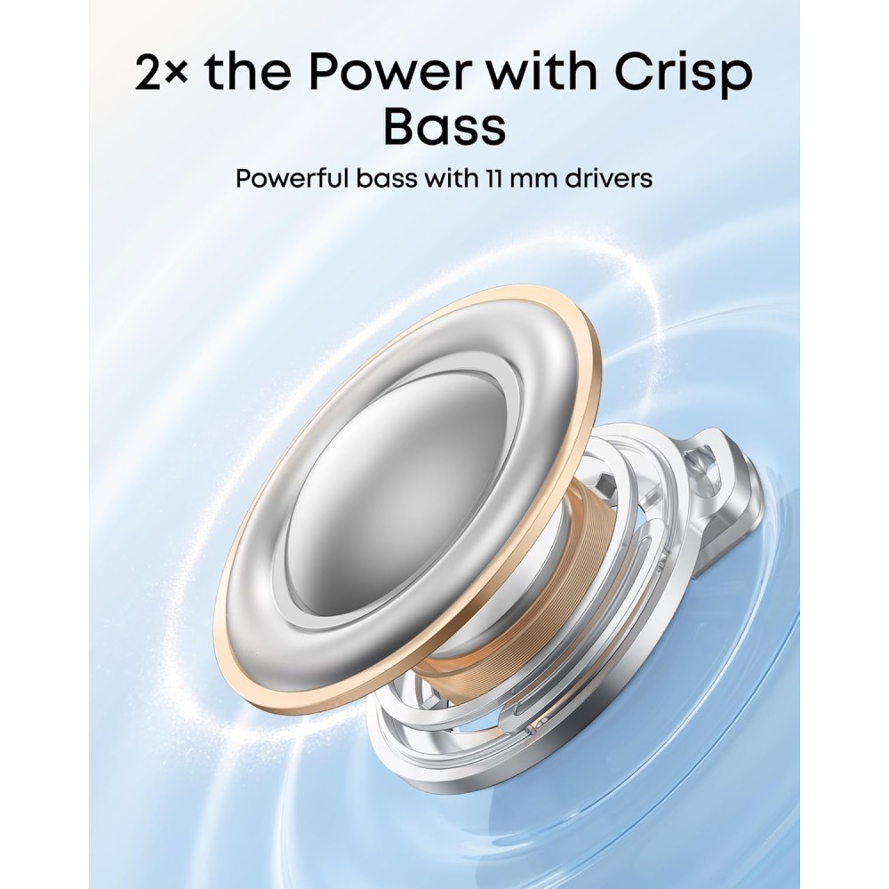 Soundcore by Anker P20i True Wireless Earbuds P31i by Anker, Real-Time Adaptive Noise Cancelling, Hi-Res Sound, Translation Earbuds, 50H Playtime