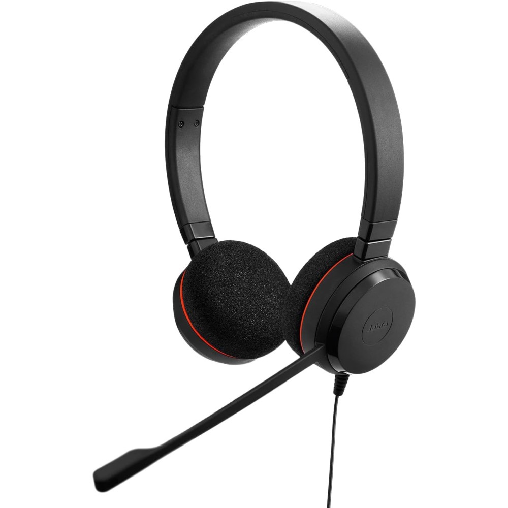 abra Evolve 20 Wired Headset (2025 Edition) - Dual-Ear Set for Office and Work from Home - Call Control - All Platforms - USB-C/A Connectivity - Black Over-Ear Headphones Fiyatı