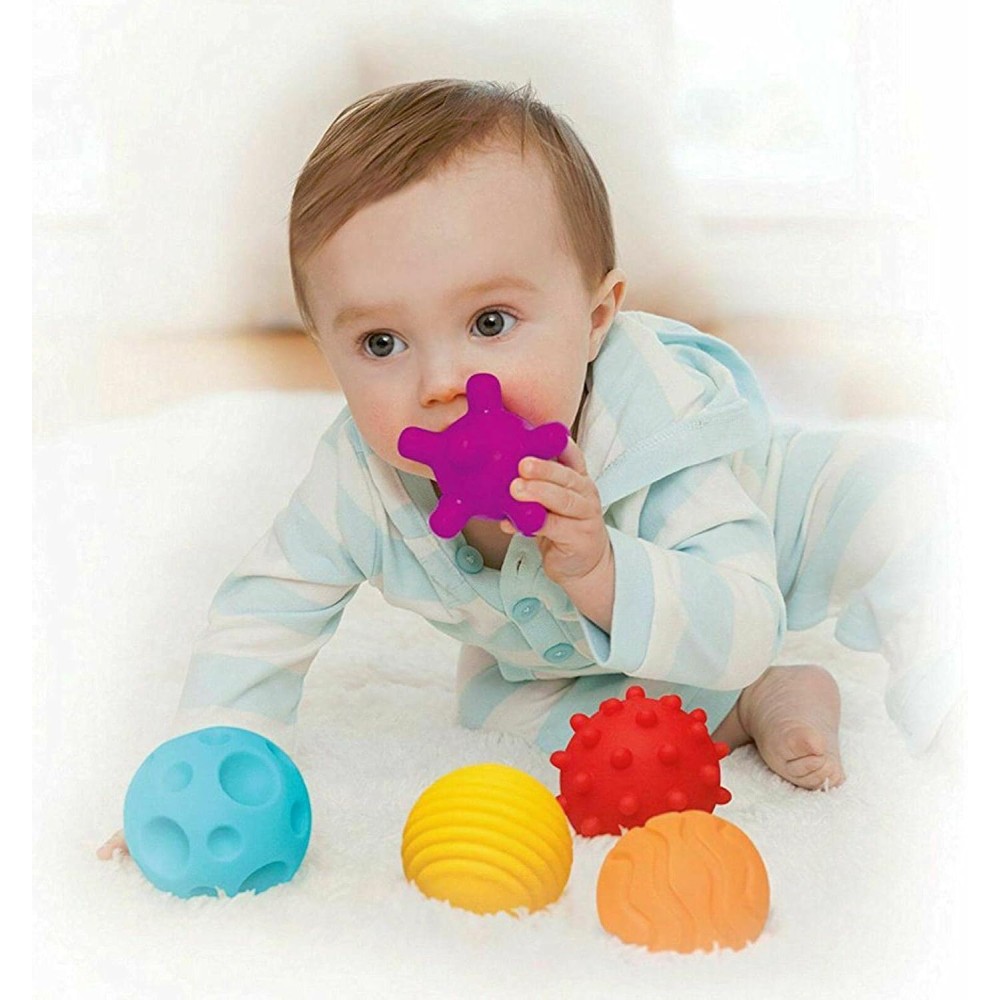 A to Z 61017 My First Baby Multi Textured Sensory Soft Balls, multicolor