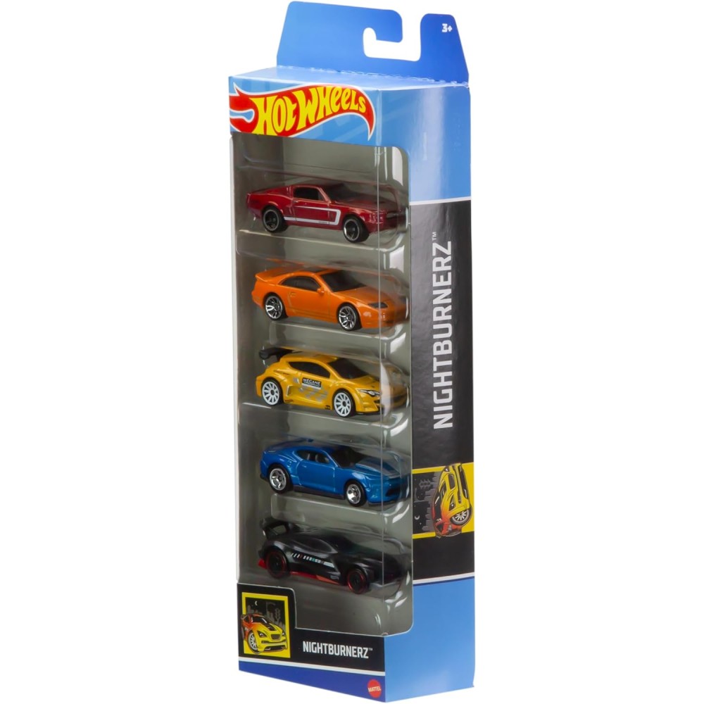 Hot Wheels Assortment Cars, 5 Count
