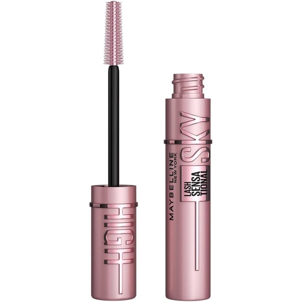 Maybelline Mascara, Lash Sensational Sky High Volumizing & Thickening, Eyelash Lengthening, Flake-Free Formula, Washable Mascara Infused with Bamboo Extract, Full Volume Mascara, Colour: Black Mascaras Fiyatı