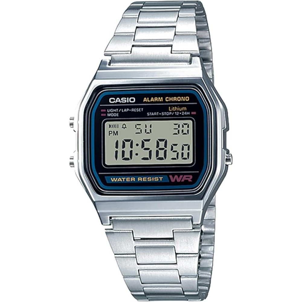 Casio A158WA Series | Unisex Digital Watch | Vintage | WR | 100 SEC Stop Watch | Daily Alarm | Regular Time Keeping: Hour, Minute, Second, PM, Date, Day | Led Light | 7 Yr Battery Wristwatches Fiyatı