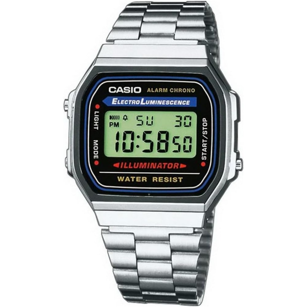 Casio Men's Vintage A168WA-1 Electro Luminescence Watch Wristwatches Fiyatı