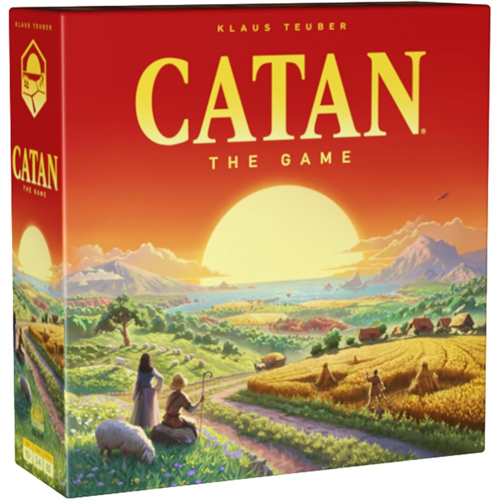 CATAN Board Game (6th Edition) Trade, Build & Settle in the Classic Strategy Game for Family, Kids & Adults, Ages 10+, 3-4 Players, 60-90 Min Playtime Games for Adults Fiyatı