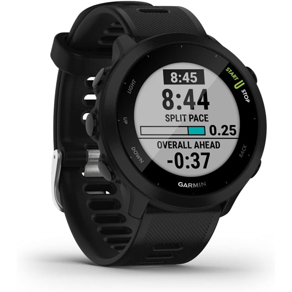 Garmin Forerunner 55, GPS Running Watch with Daily Suggested Workouts, Up to 2 Weeks of Battery Life, Black - 010-02562-00
