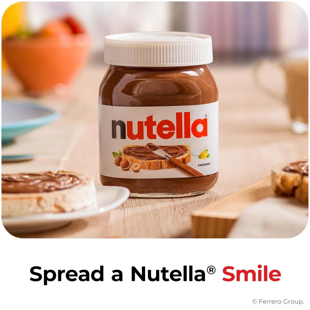 Nutella Hazelnut Spread with Cocoa, Creamy Hazelnut Spread, Breakfast Favorite, 35.3 oz -1 kg Jar Spreadable Fiyatı