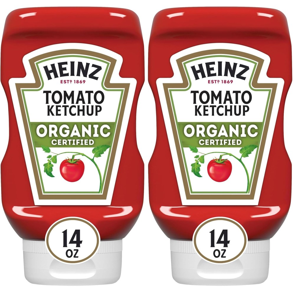 Heinz Organic Tomato Ketchup, 14 oz Bottle