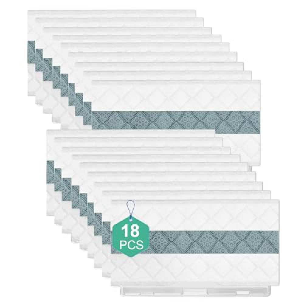 18 Pack Shark VACMOP Pro Replacement Mop Pad Compatible with Shark VACMOP Disposable Hard Floor Vacuum for Shark VACMOP Pro VM250 VM251 VM252 VM200 VC205 QM250 VM190 VM200P12 VMP30, Part VMP30, VMP10