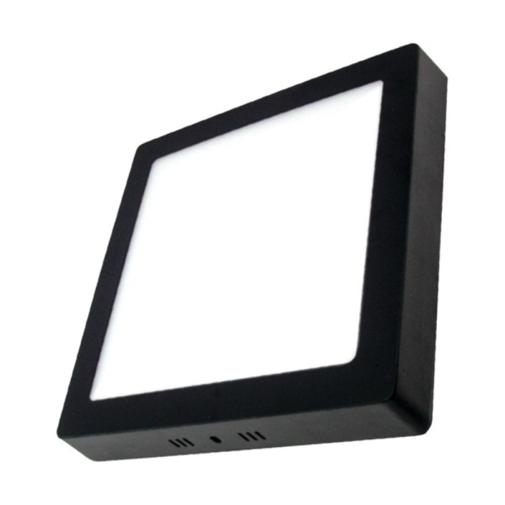 18 Watt Siyah Kasa Sıva Üstü Kare LED Panel (Beyaz) - 6500K - Beyaz Işık Armatür Fiyatı