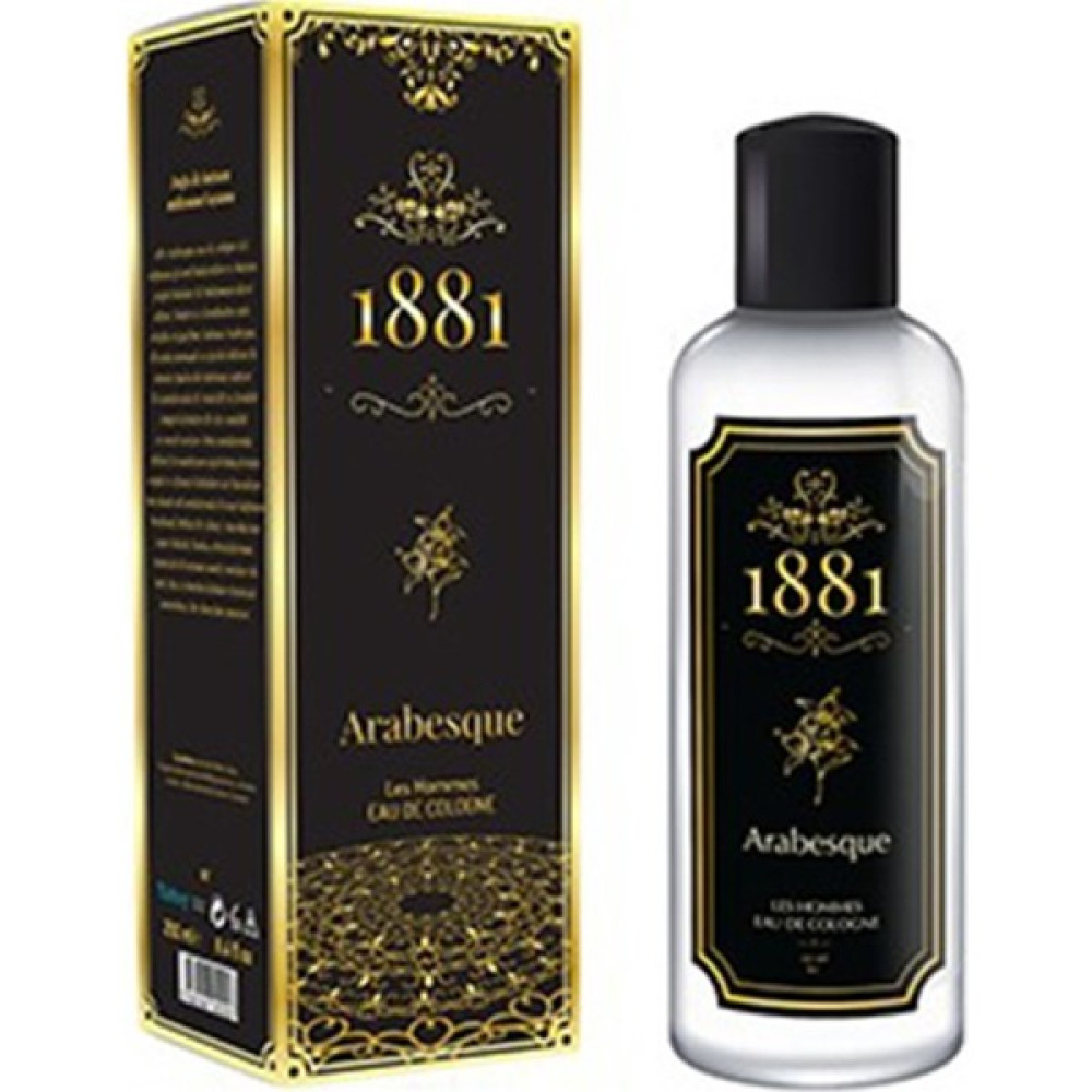 1881 Kolonya Arabesque 250 ml Cam Şişe Kolonya & Gülsuyu Fiyatı