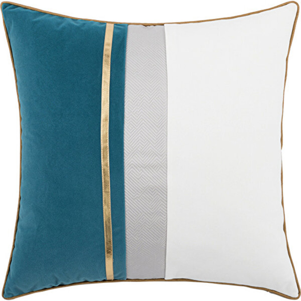 18X18 Inç Deri Çizgili Patchwork Hollanda Polar Minder Örtüsü Modern Atmak Yastık Örtüsü Dekor Yastık Kanepe Oturma Odası Yatak Odası Araba (Güneşl... Yastık Kılıfı Fiyatı