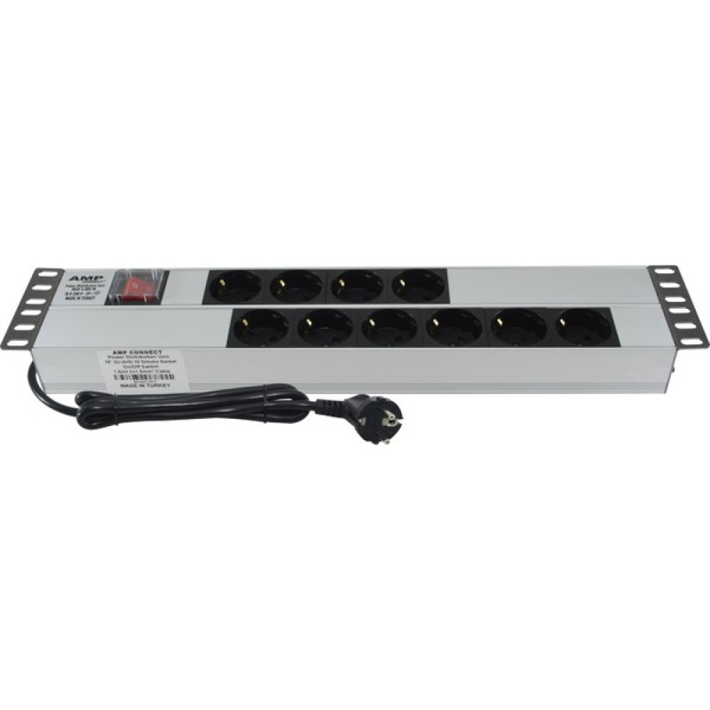 19" 2u 10'lu Schuko Anahtarlı Alüminyum Rack Kabin Grup Prizi ... Oto Boyaları Fiyatı