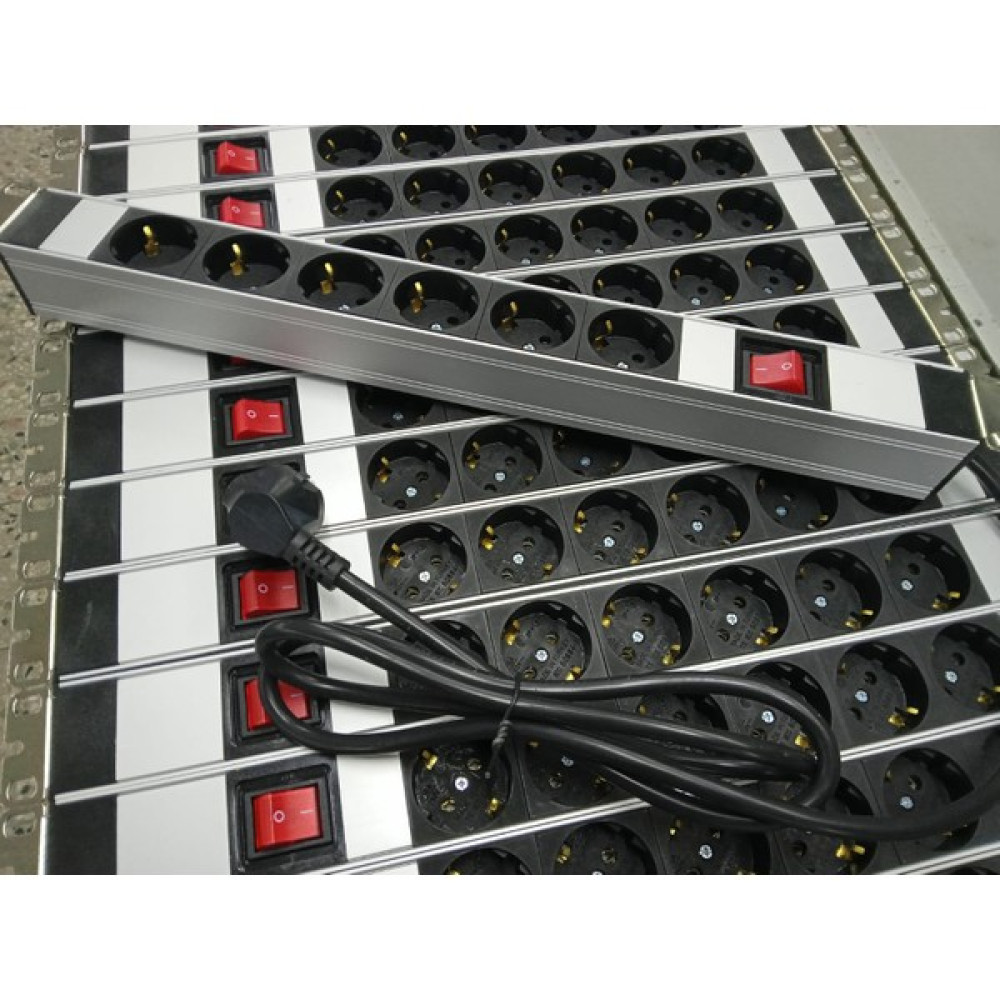 19"  6'li Rack Kabin Anahtarlı Grup Priz Pdu (25 Adet ) Oto Boyaları Fiyatı