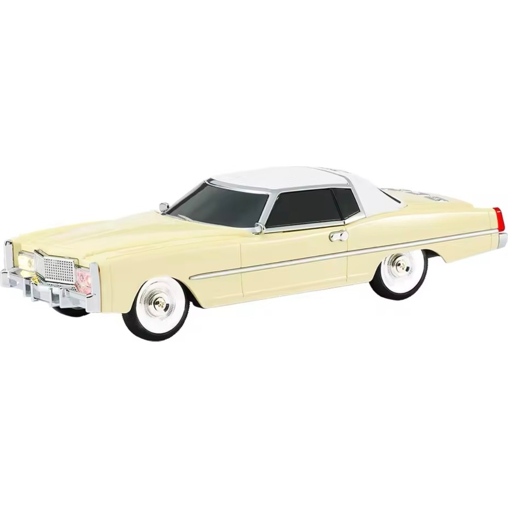 1966 Cadillac Model Retro Araba Bluetooth Hoparlör Fm Radyo USB Tf Aux Destekli Speaker - Bej Bluetooth Hoparlör Fiyatı