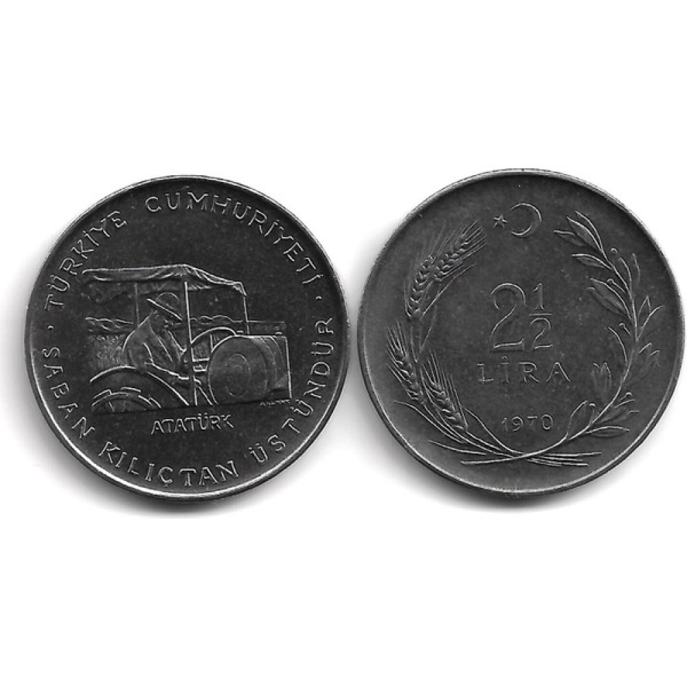 1970 Yılı Fao Saban Kılıçtan Üstündür 2½ Türk Lirası Çil Oto Boyaları Fiyatı