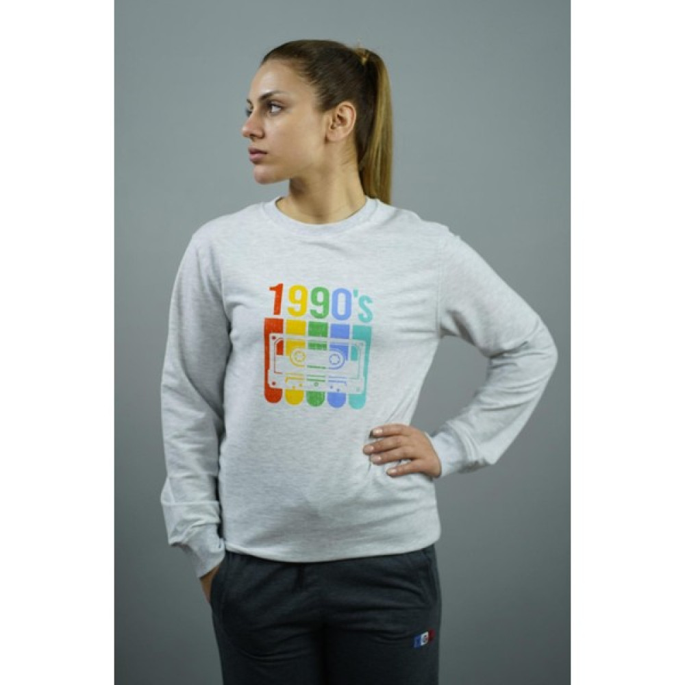 1990'S Baskılı Kadın Sweatshirt Bayan Sweatshirt Fiyatı