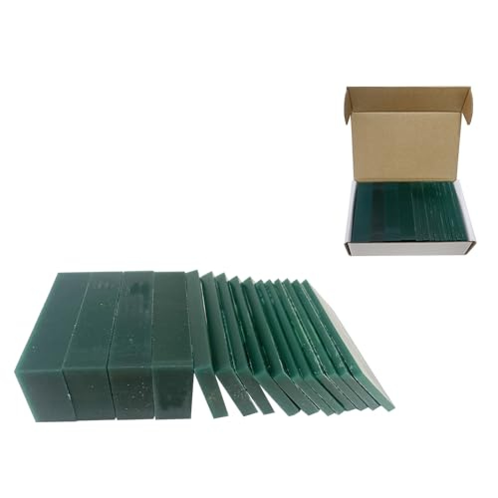 1Pound Green Wax Slice Block for Jewelry Dental Tool Carving Lost Wax Casting Jewelry Molding Tool Mold Sculpting (Wax Slice)